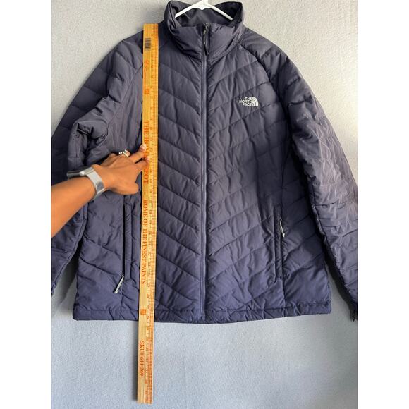 The North Face Jacket Womens Size XXL Blue 550 Down Puffer Quilted Winter - Picture 11 of 12
